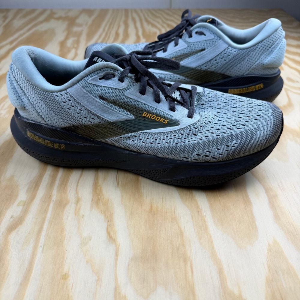 Brooks Adrenaline GTS 24 Mens Running Shoes Blue Black 1104371D416 Size 9.5